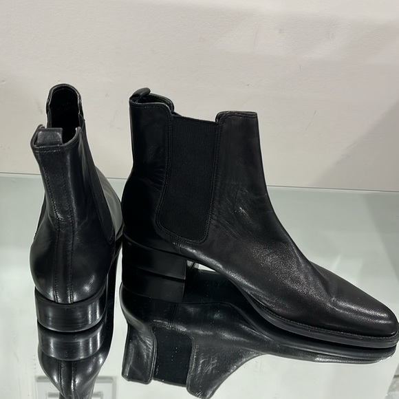 Katherine Lauren Ralph Lauren Black Chelsea Boots 6.5 US - Picture 2 of 16